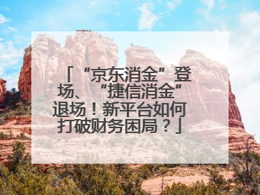 “京东消金”登场、“捷信消金”退场！新平台如何打破财务困局？