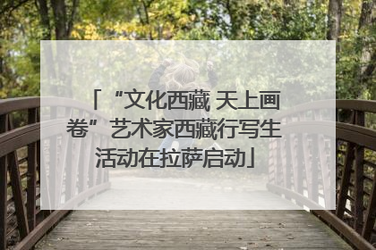 “文化西藏 天上画卷”艺术家西藏行写生活动在拉萨启动