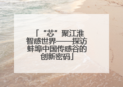 “芯”聚江淮 智感世界——探访蚌埠中国传感谷的创新密码