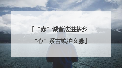“赤”诚普法进茶乡 “心”系古镇护文脉