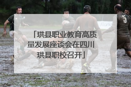 珙县职业教育高质量发展座谈会在四川珙县职校召开