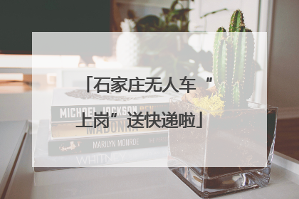 石家庄无人车“上岗”送快递啦