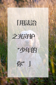 用法治之光守护“少年的你”
