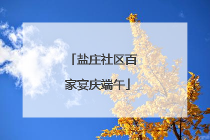 盐庄社区百家宴庆端午