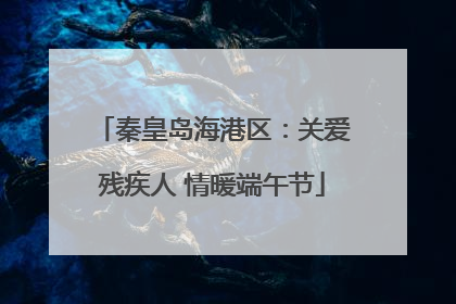 秦皇岛海港区：关爱残疾人 情暖端午节