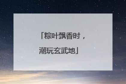 粽叶飘香时，潮玩玄武地