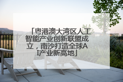 粤港澳大湾区人工智能产业创新联盟成立，南沙打造全球AI产业新高地