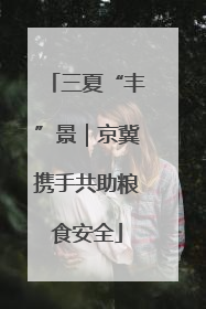 三夏“丰”景｜京冀携手共助粮食安全