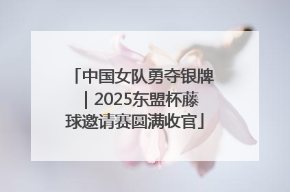 中国女队勇夺银牌｜2025东盟杯藤球邀请赛圆满收官