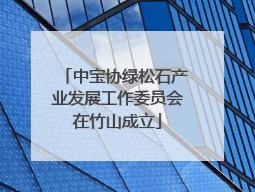 中宝协绿松石产业发展工作委员会在竹山成立