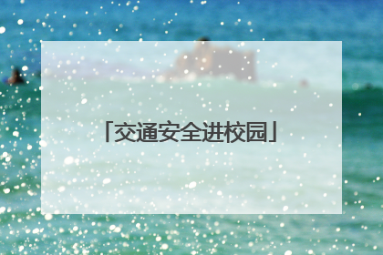 交通安全进校园