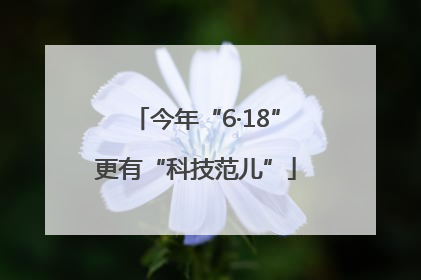 今年“6·18”更有“科技范儿”
