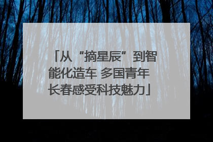 从“摘星辰”到智能化造车 多国青年长春感受科技魅力