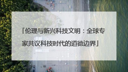 伦理与新兴科技文明：全球专家共议科技时代的道德边界