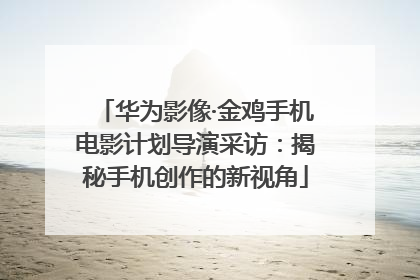 华为影像·金鸡手机电影计划导演采访：揭秘手机创作的新视角