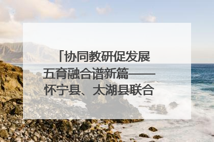 协同教研促发展 五育融合谱新篇——怀宁县、太湖县联合教研活动在月山镇中心学校成功举办