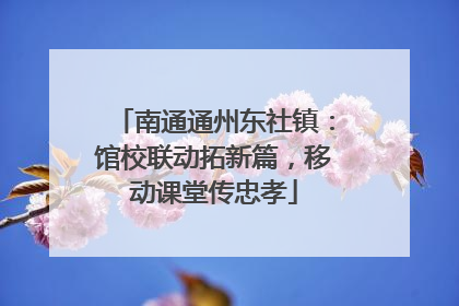 南通通州东社镇：馆校联动拓新篇，移动课堂传忠孝