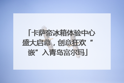 卡萨帝冰箱体验中心盛大启幕，创意狂欢“嵌”入青岛富尔玛