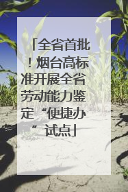 全省首批！烟台高标准开展全省劳动能力鉴定“便捷办”试点