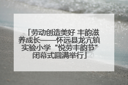 劳动创造美好 丰韵滋养成长——怀远县龙亢镇实验小学“悦劳丰韵节”闭幕式圆满举行