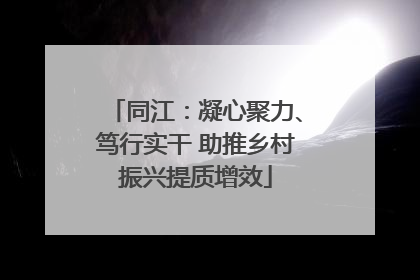 同江：凝心聚力、笃行实干 助推乡村振兴提质增效