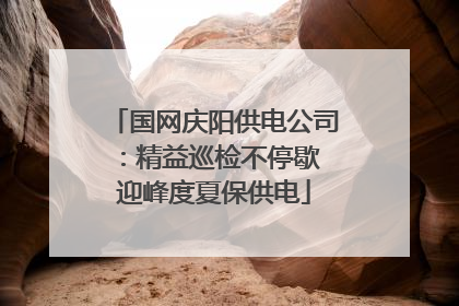国网庆阳供电公司：精益巡检不停歇 迎峰度夏保供电