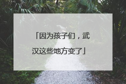 因为孩子们，武汉这些地方变了