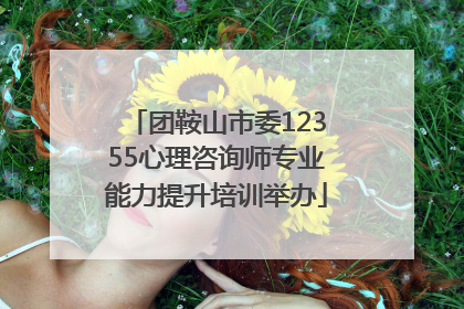 团鞍山市委12355心理咨询师专业能力提升培训举办