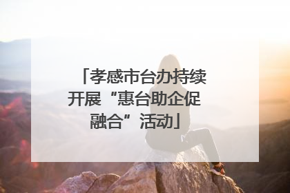 孝感市台办持续开展“惠台助企促融合”活动