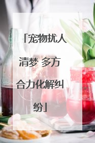 宠物扰人清梦 多方合力化解纠纷