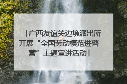 广西友谊关边境派出所开展“全国劳动模范进警营”主题宣讲活动