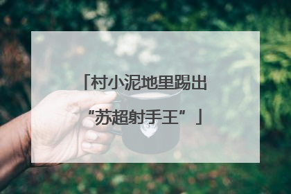 村小泥地里踢出“苏超射手王”