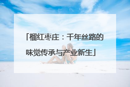 榴红枣庄：千年丝路的味觉传承与产业新生