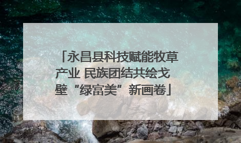 永昌县科技赋能牧草产业 民族团结共绘戈壁“绿富美”新画卷