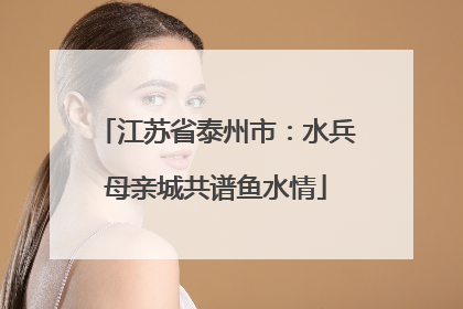 江苏省泰州市：水兵母亲城共谱鱼水情