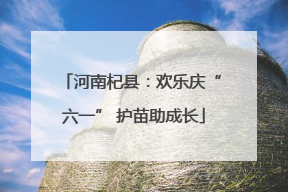 河南杞县：欢乐庆“六一” 护苗助成长