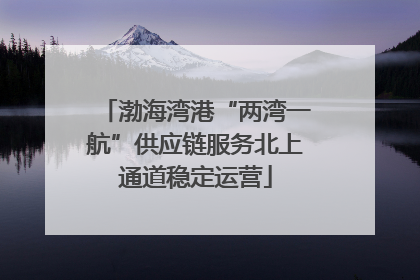 渤海湾港“两湾一航”供应链服务北上通道稳定运营