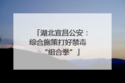 湖北宜昌公安：综合施策打好禁毒“组合拳”