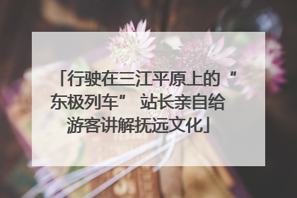 行驶在三江平原上的“东极列车” 站长亲自给游客讲解抚远文化