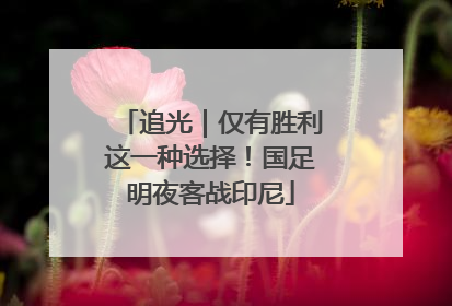 追光｜仅有胜利这一种选择！国足明夜客战印尼
