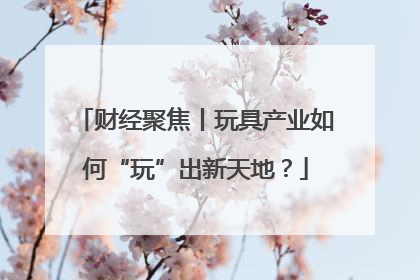 财经聚焦丨玩具产业如何“玩”出新天地？