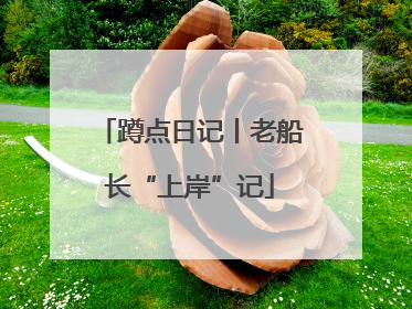 蹲点日记丨老船长“上岸”记