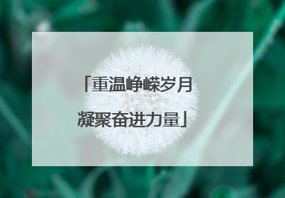 重温峥嵘岁月 凝聚奋进力量