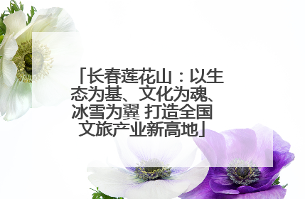 长春莲花山：以生态为基、文化为魂、冰雪为翼 打造全国文旅产业新高地