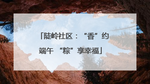 陡岭社区：“香”约端午 “粽”享幸福