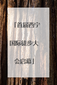 首届西宁国际徒步大会启幕