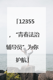 12355，“青春法治辅导员”为你护航