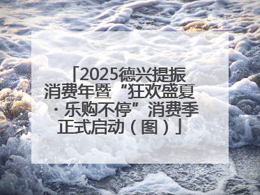 2025德兴提振消费年暨“狂欢盛夏・乐购不停”消费季正式启动（图）